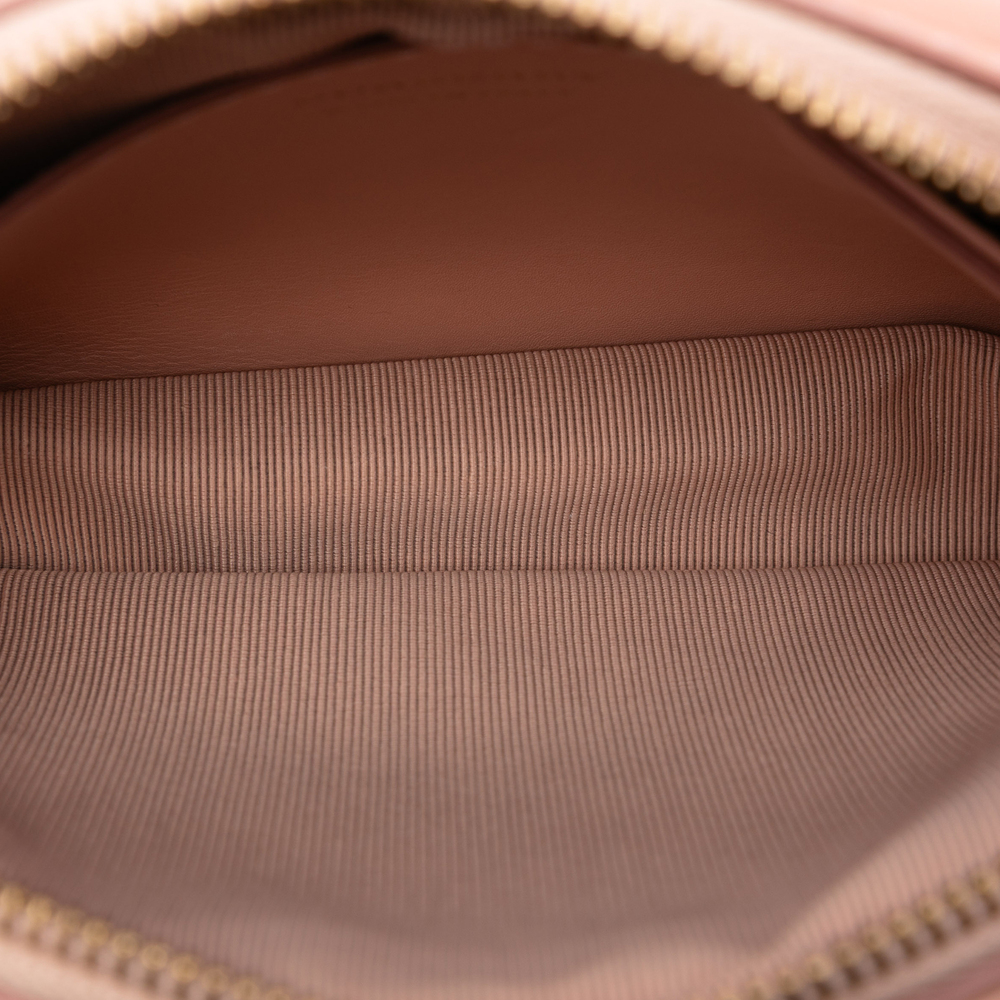 Pre-Loved Burberry 1983 Knight Check Canvas and Calfskin Link Camera Bag - Picture 4 of 7